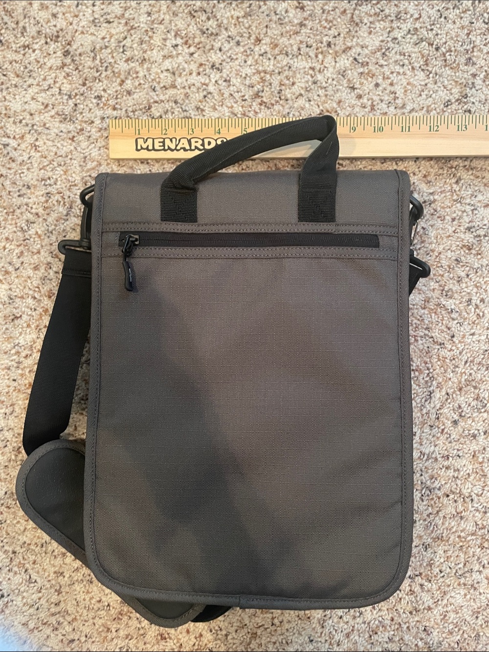 STM Black Crossbody Messenger Laptop Bag - Picture 3 of 9